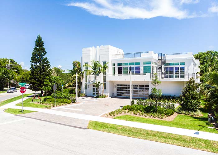 Hacker Dermatology's new building