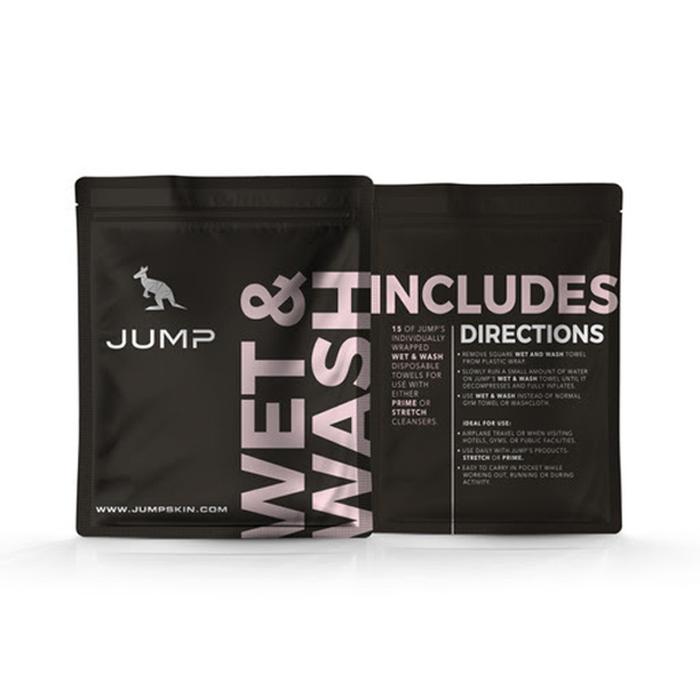 WET & WASH INDIVIDUALLY WRAPPED DISPOSABLE TOWELS